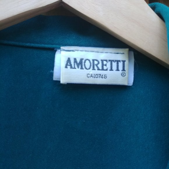 Vintage 80s90s Forest Green Double Breasted Blazer - Picture 2 of 3